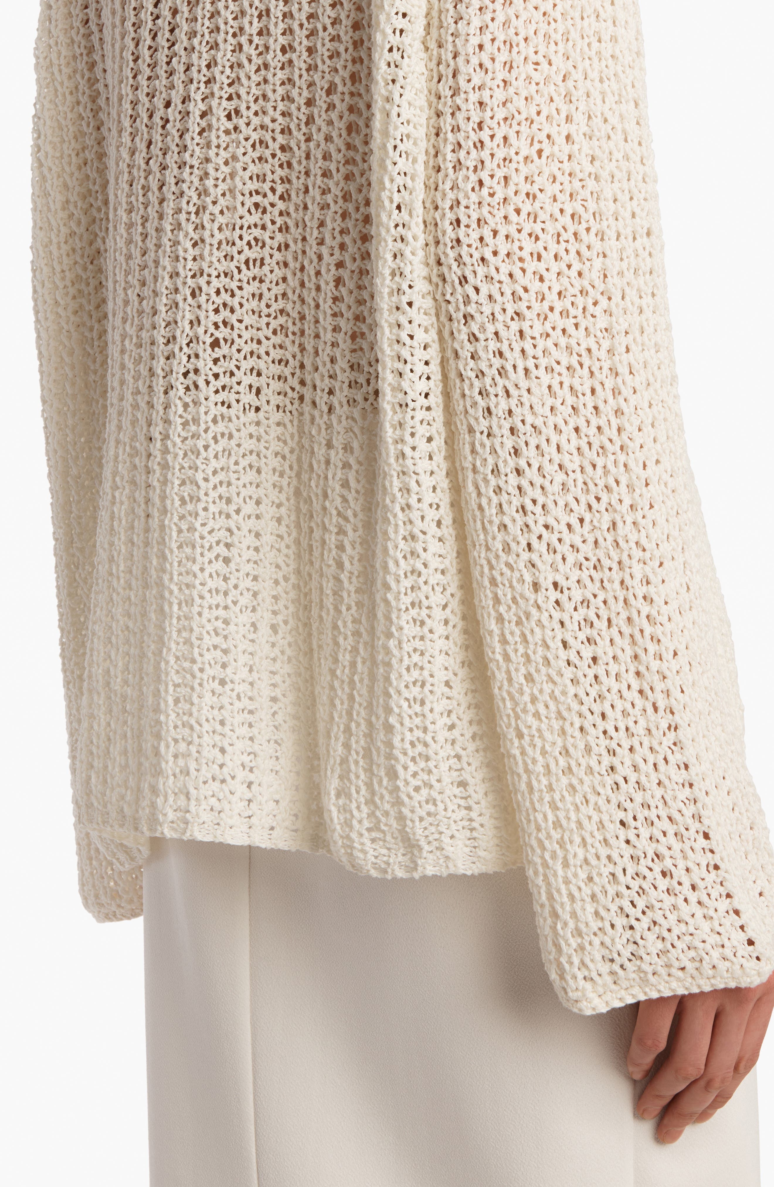 Khaite Elowen Sweater in Ivory at Nordstrom - 4
