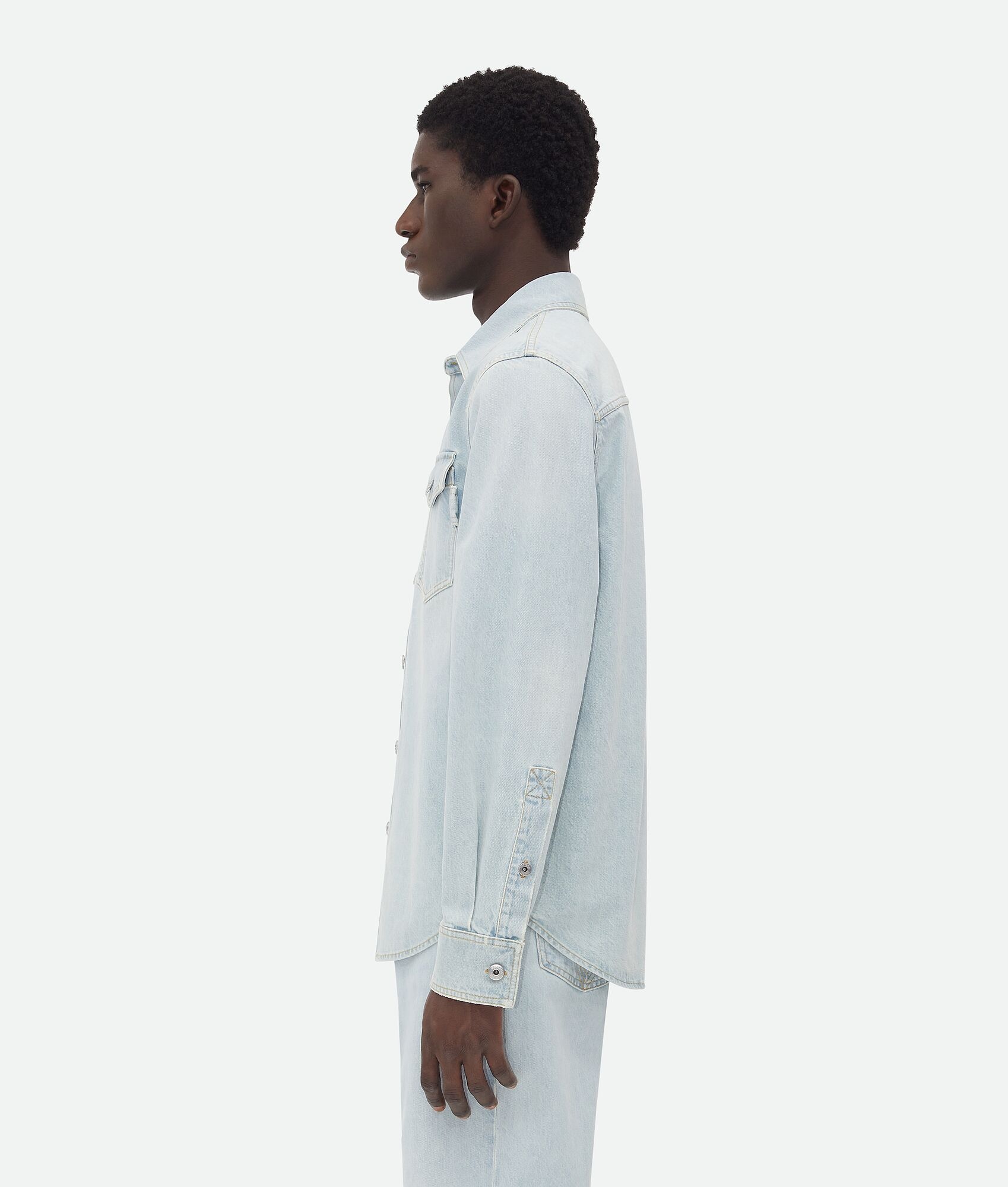 Extra Bleached Denim Overshirt - 2