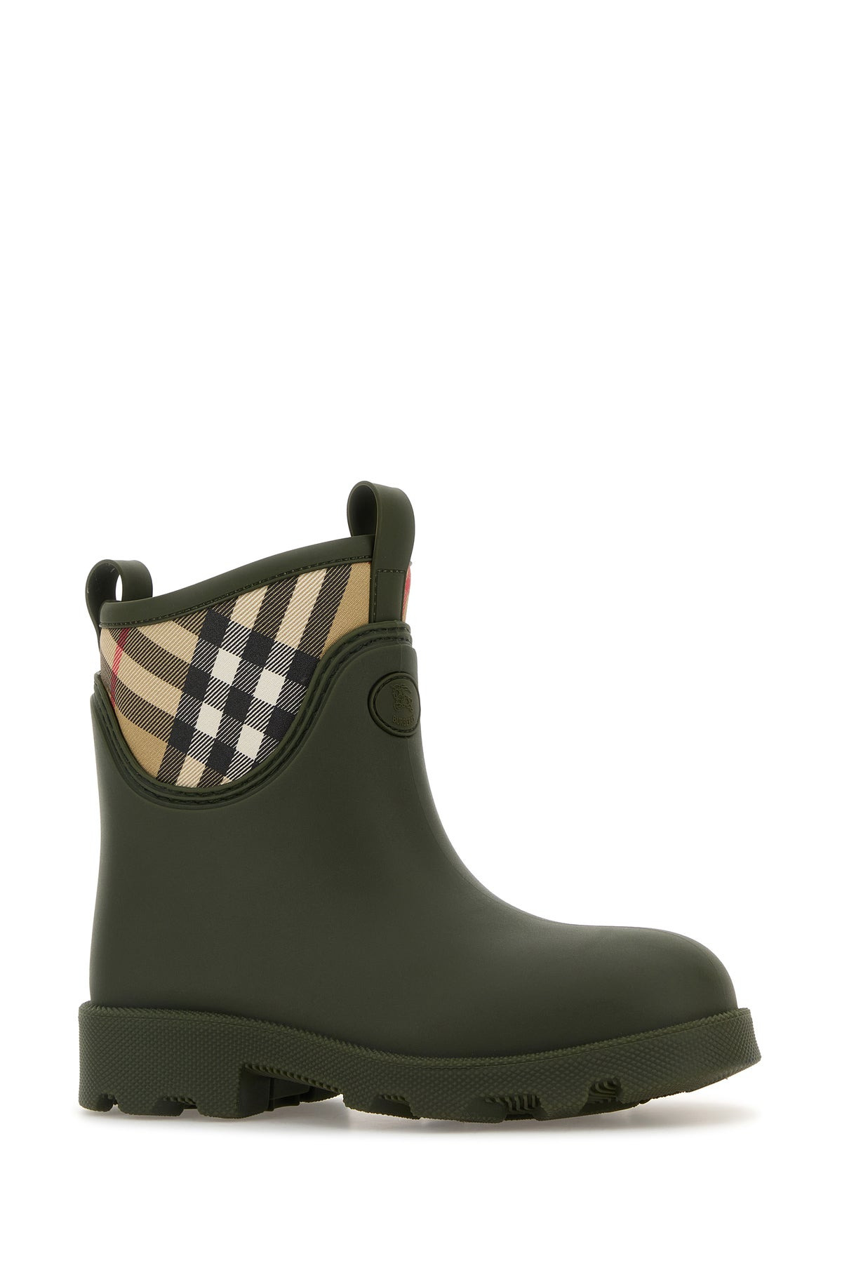 Olive green rubber Marsh Stamp ankle boots - 2