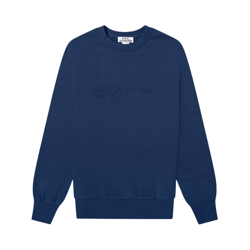 A.P.C. x JJJJound Justin Sweater 'Dark Navy' - 1