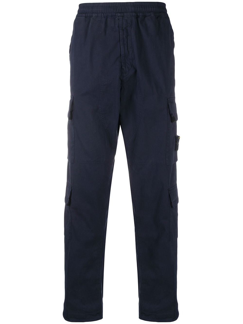 logo patch cargo trousers - 1