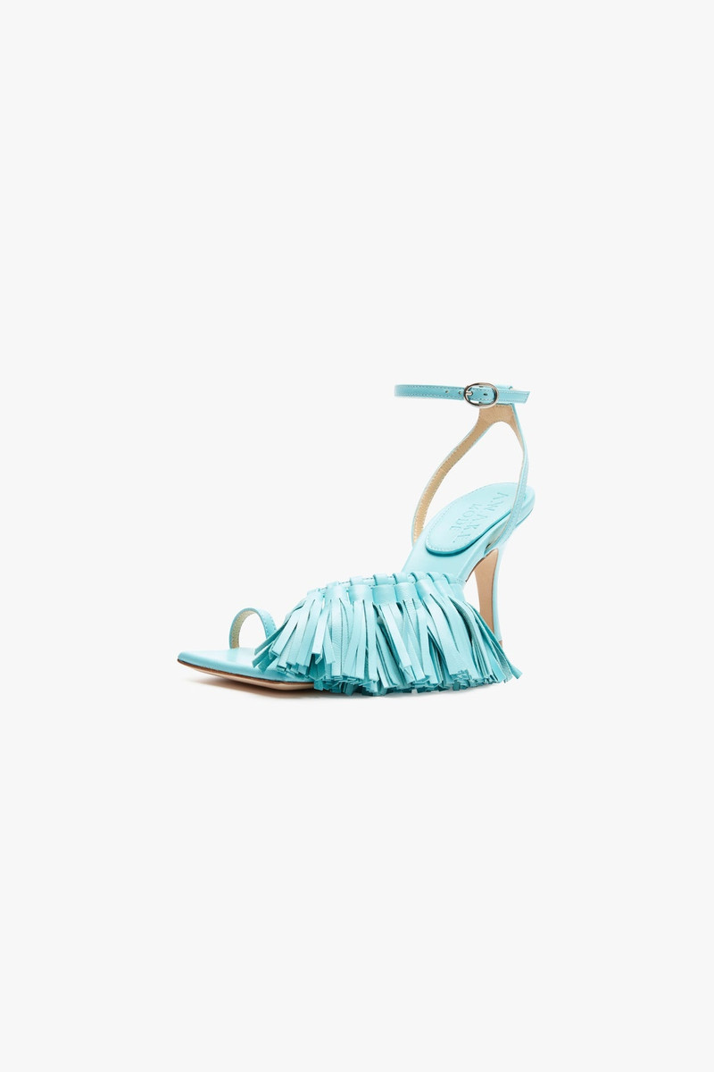 DELTA HIGH TASSEL SANDAL TURQUOISE 3