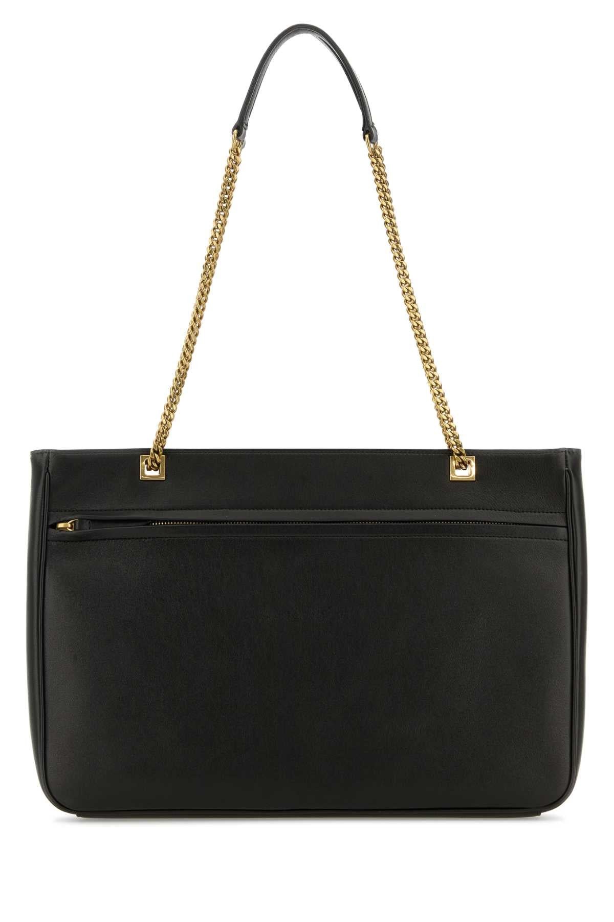 Valentino Garavani Women Black Nappa Leather Medium Viva Superstar Shopping Bag - 3