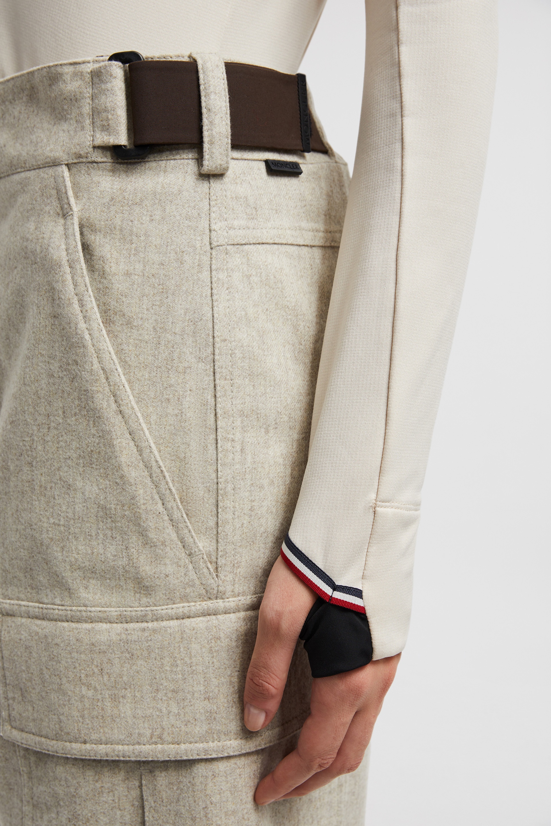 Padded Technical Wool Ski Pants - 7