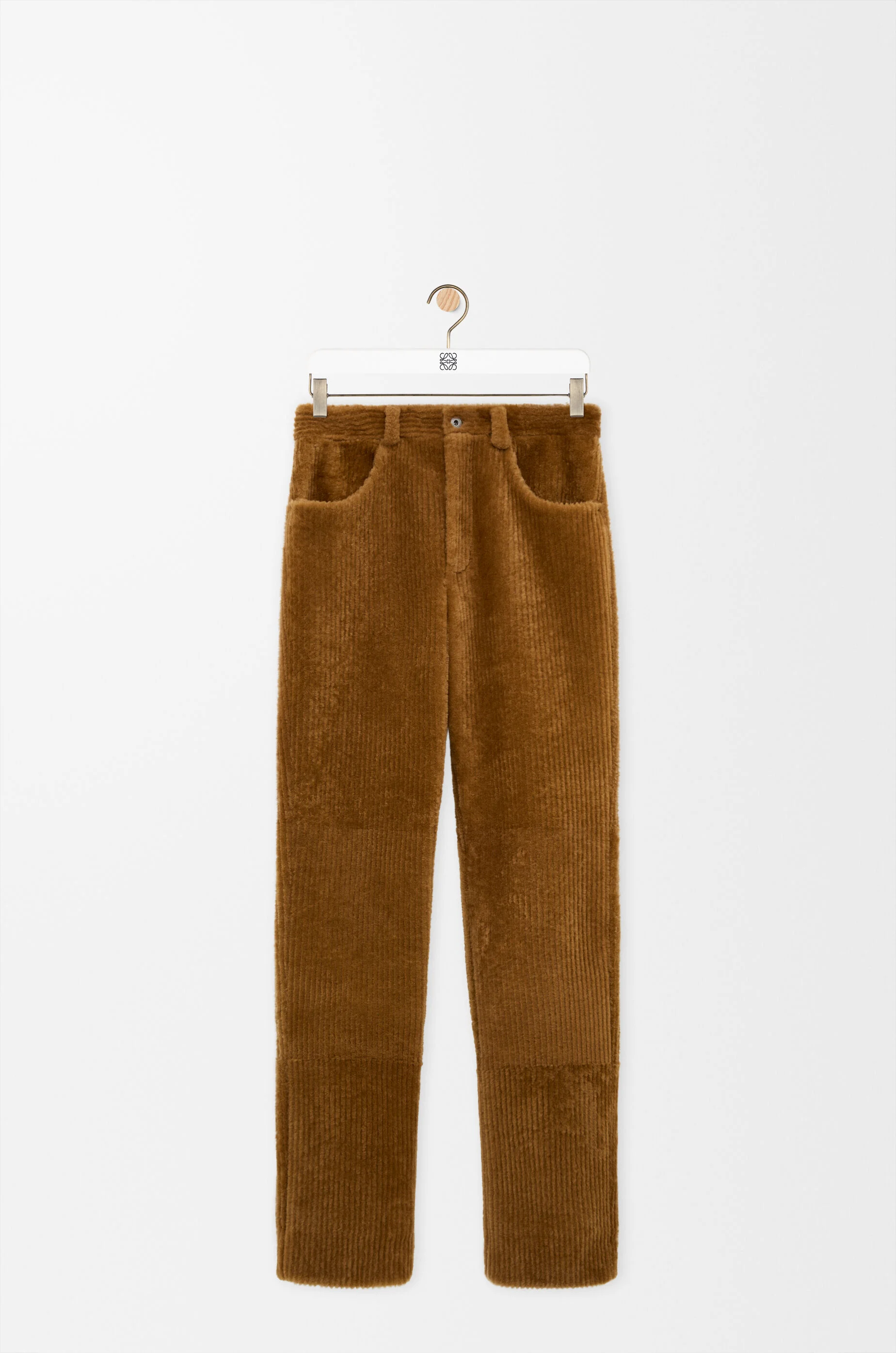 Trousers in shearling - 1