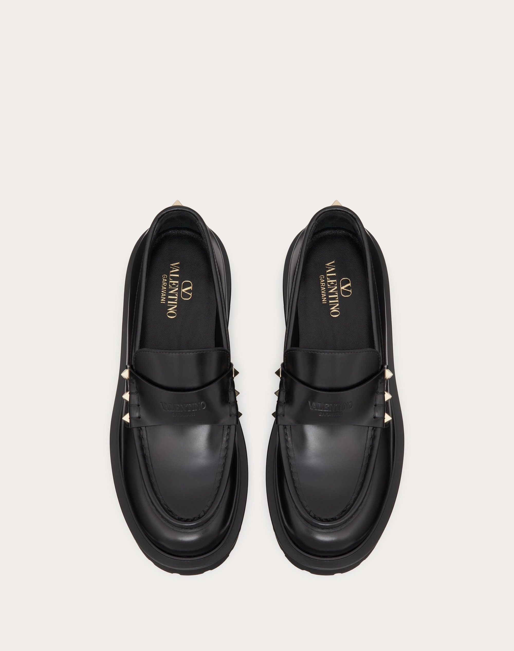 ROCKSTUD CALFSKIN LOAFER - 4