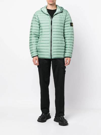 Stone Island Compass-patch puffer jacket outlook