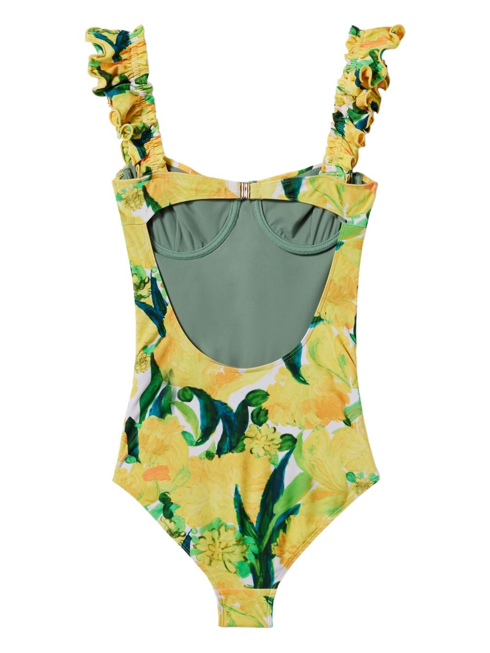 floral swimsuit - 2
