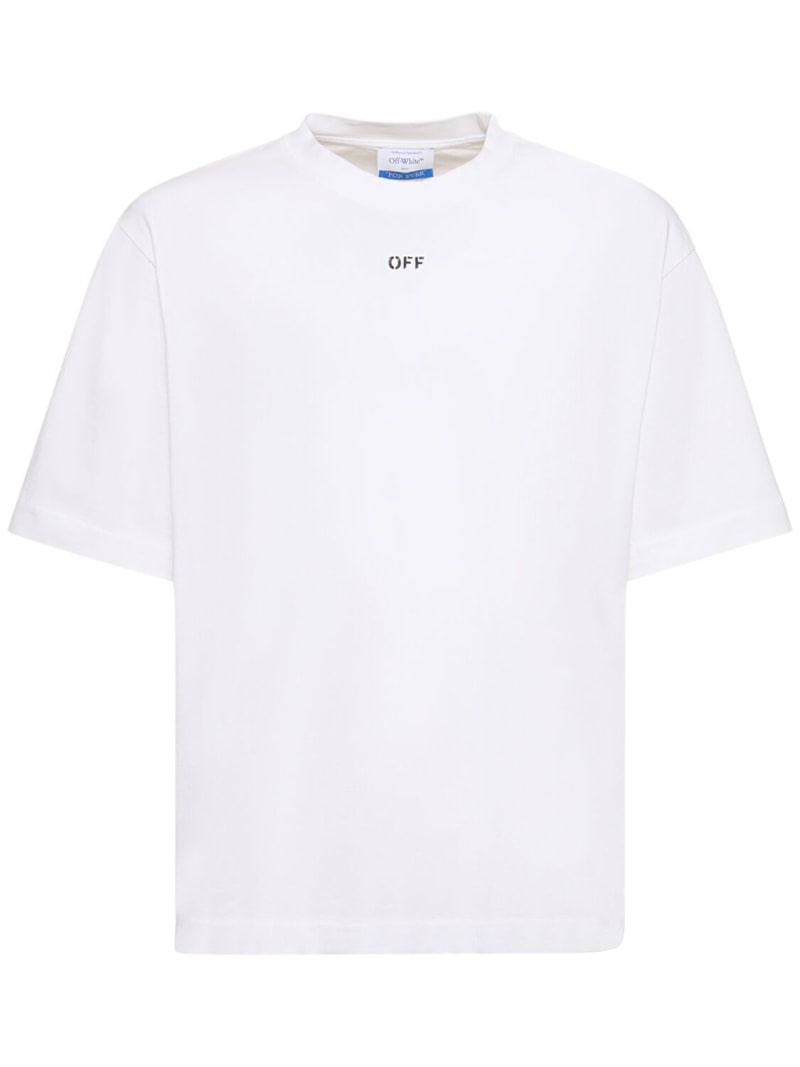 Off Stamp cotton t-shirt - 1
