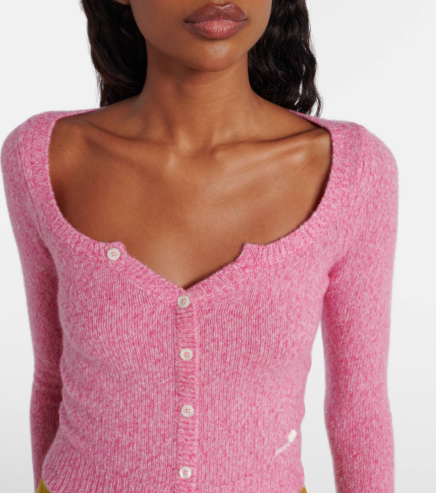 Wool and cashmere-blend cardigan - 4