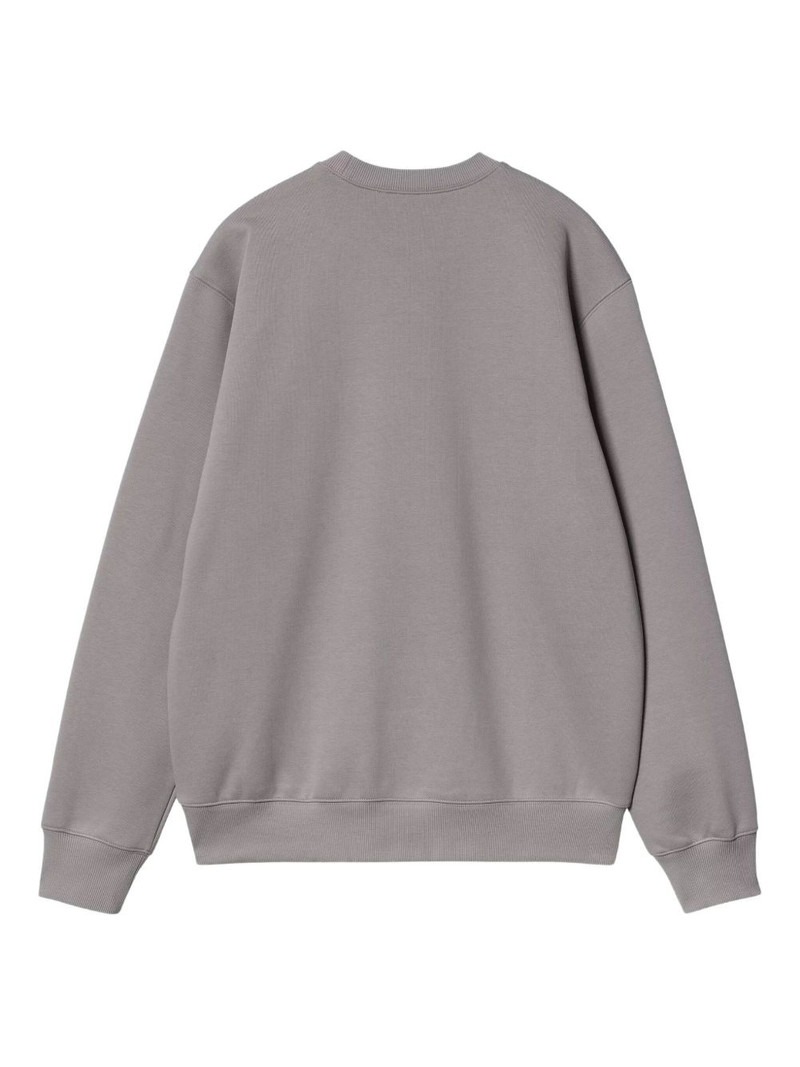 Carhartt logo-embroidered sweatshirt outlook