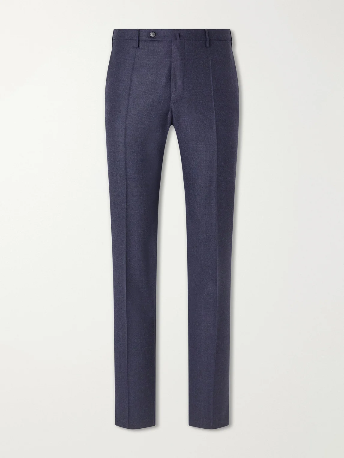 Straight-Leg Wool and Cashmere-Blend Trousers - 1