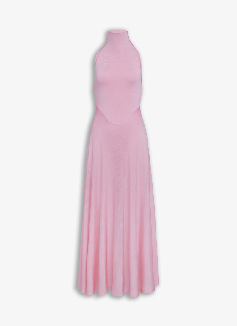 SHINY FLARED DRESS - 1