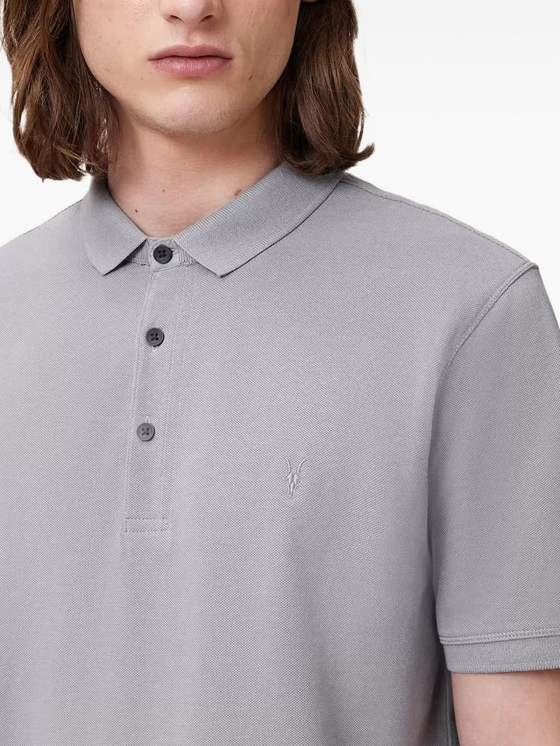embroidered-logo polo shirt 5
