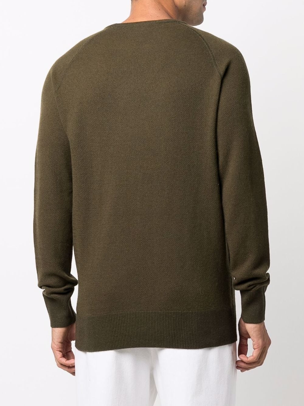 crew-neck wool jumper - 4