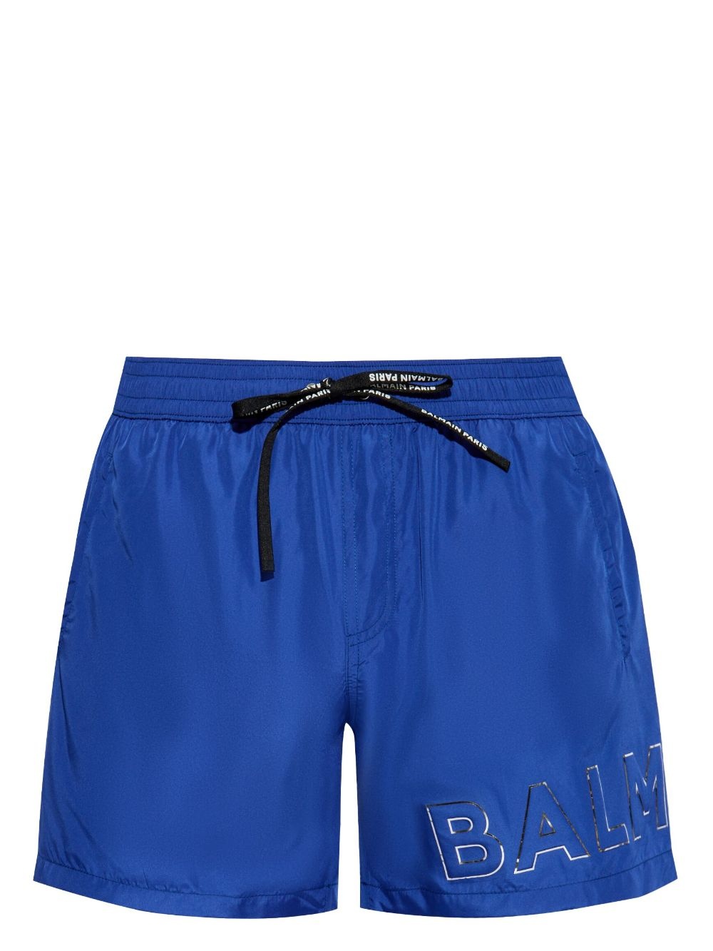 logo-print swim shorts - 1