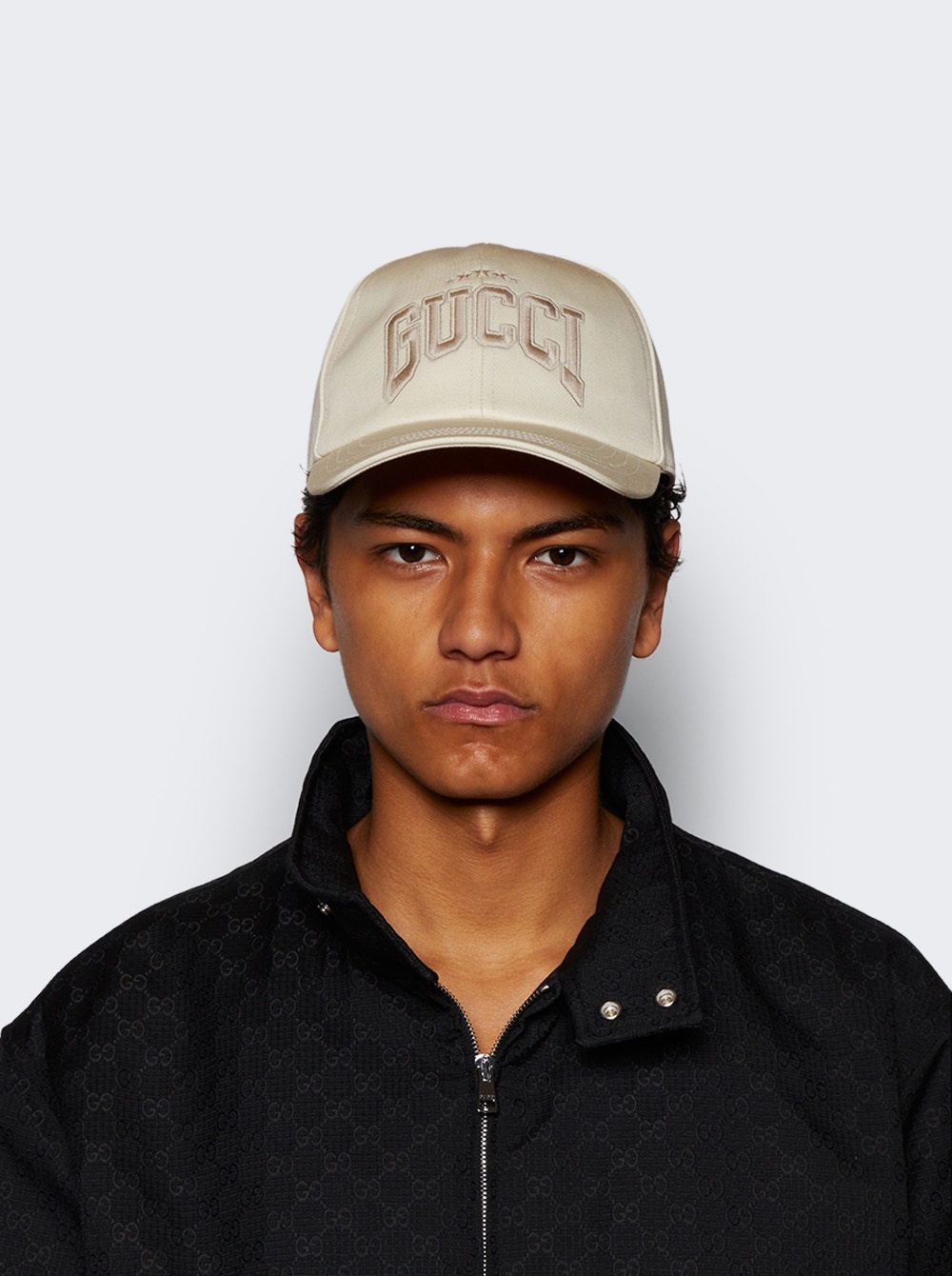 Embroidered Baseball Hat Sand - 2