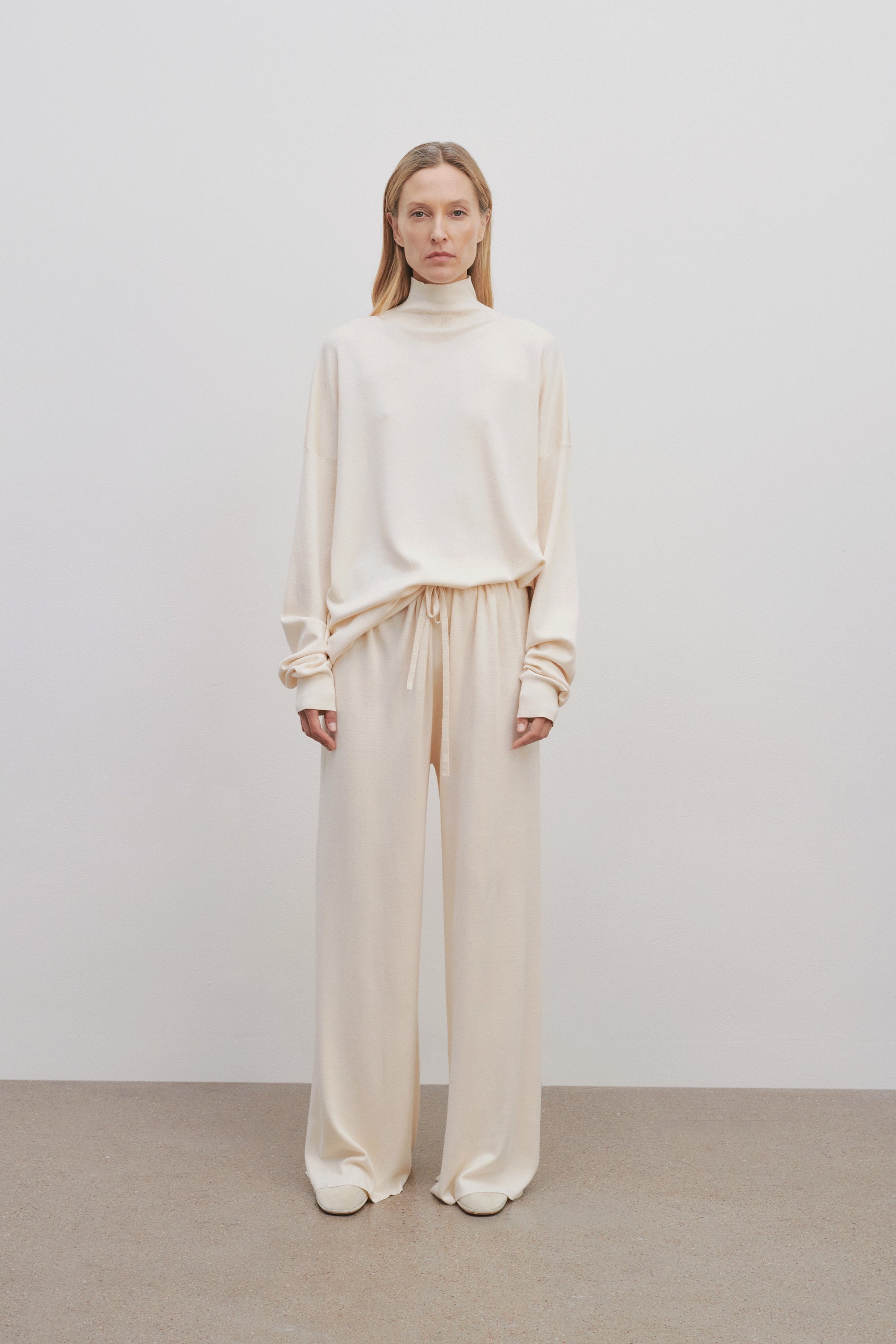 Delphine Pant in Silk and Cotton - 3