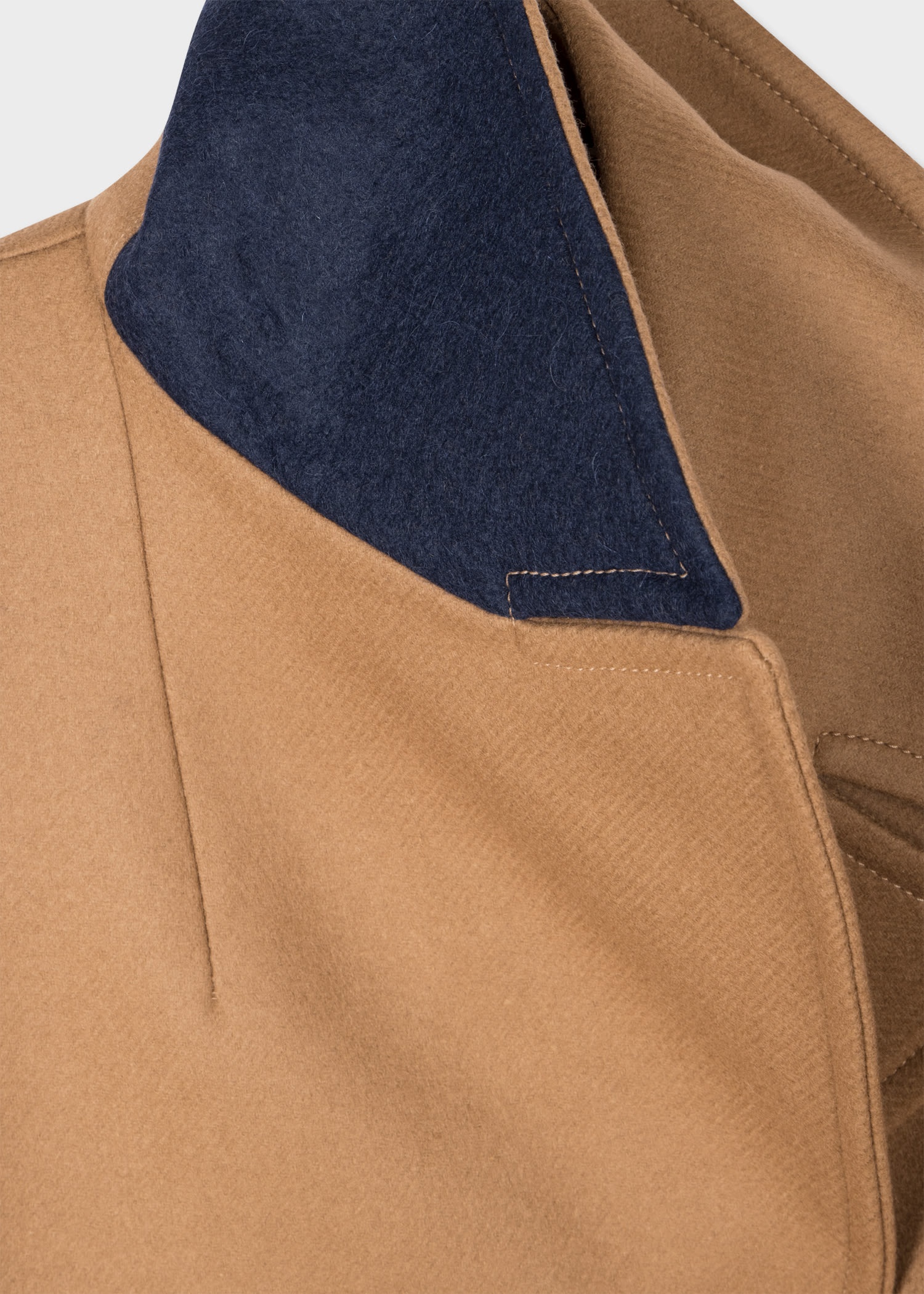 Cashmere-Wool Pea Coat - 3