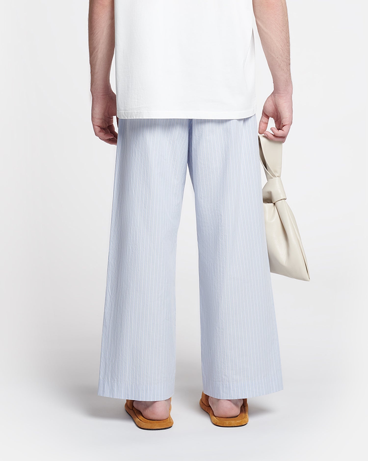 Striped Relaxed-Fit Pants - 3