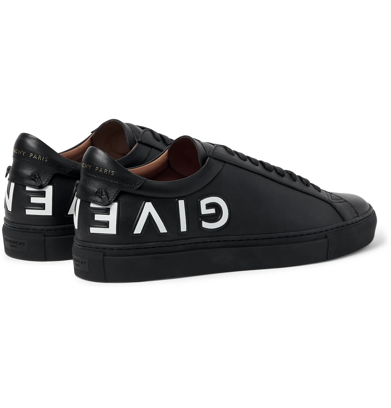 Urban Street Logo-Embossed Leather Sneakers - 6