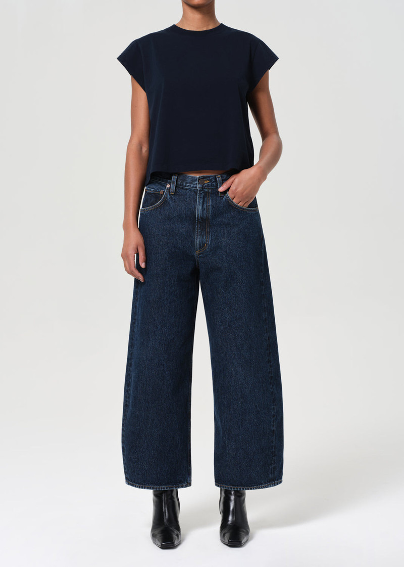 AGOLDE LOW CURVE CROP JEAN IN PENDULUM outlook