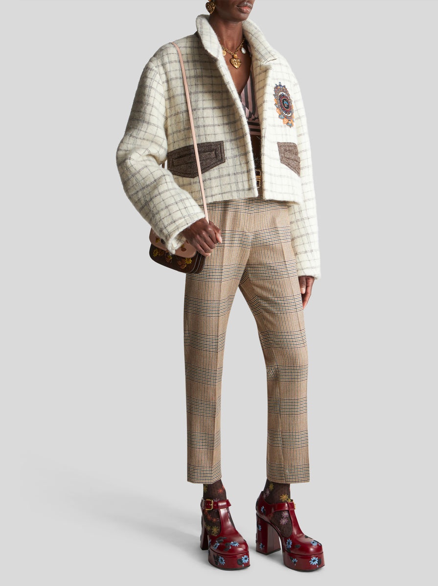 TAILORED PRINCE OF WALES TROUSERS - 4