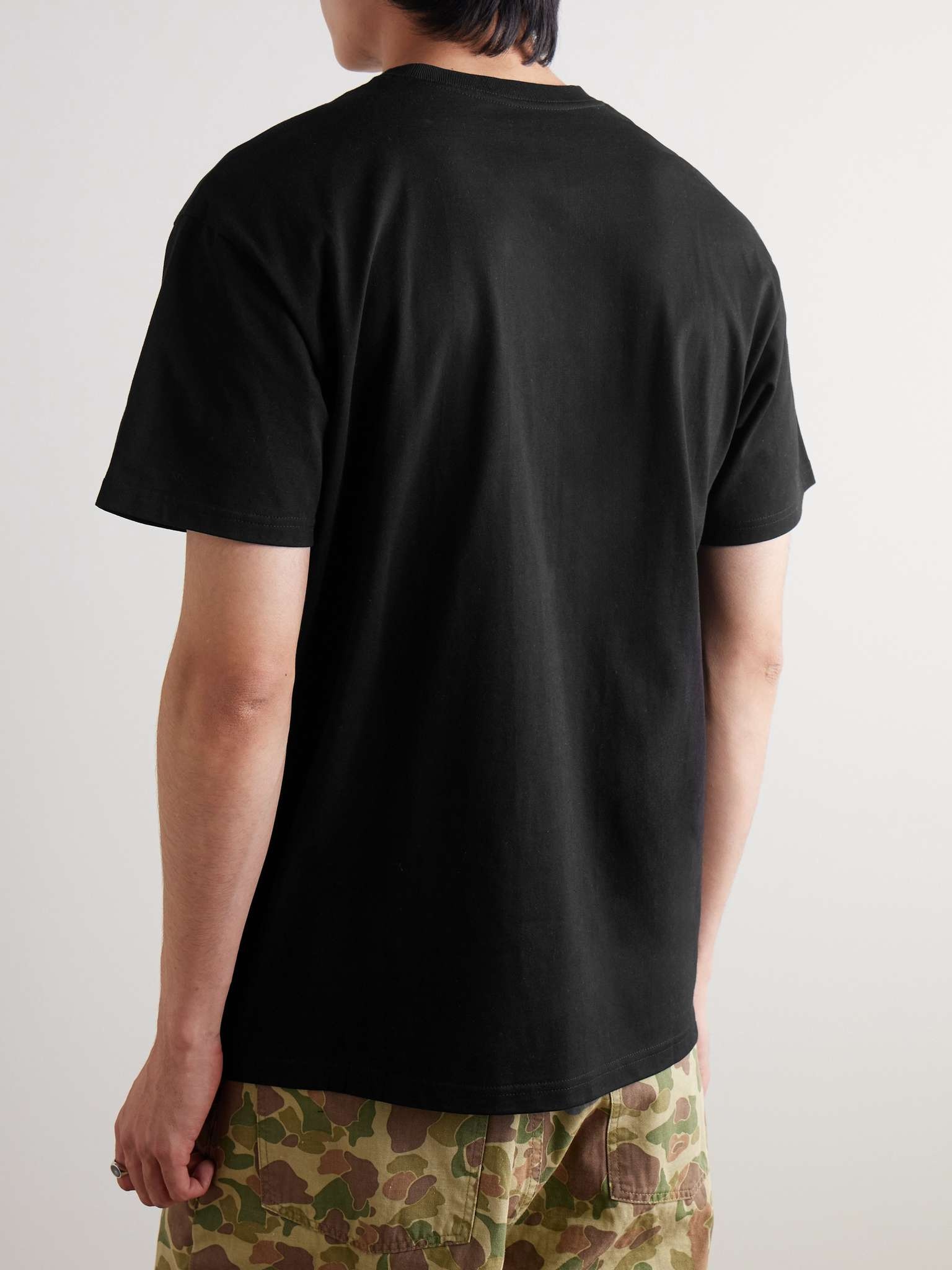 Chase Logo-Embroidered Cotton-Jersey T-Shirt - 4