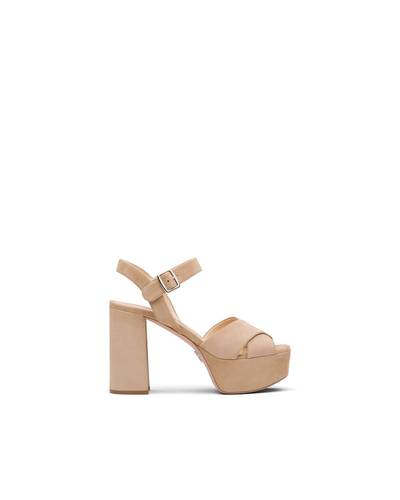 Prada Suede platform sandals outlook