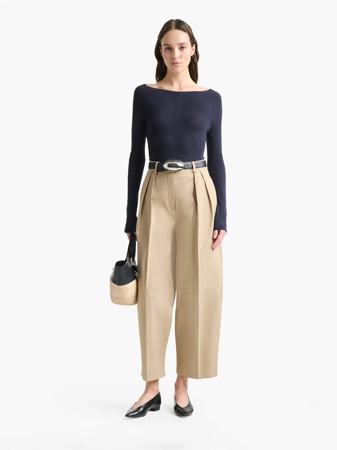 BALLOON COTTON PANTS - 2