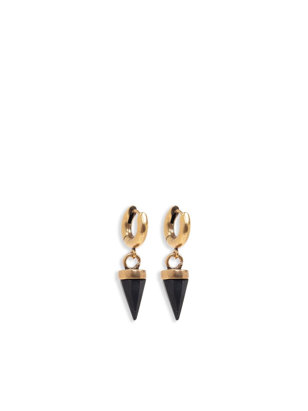charm-detail drop earrings - 1