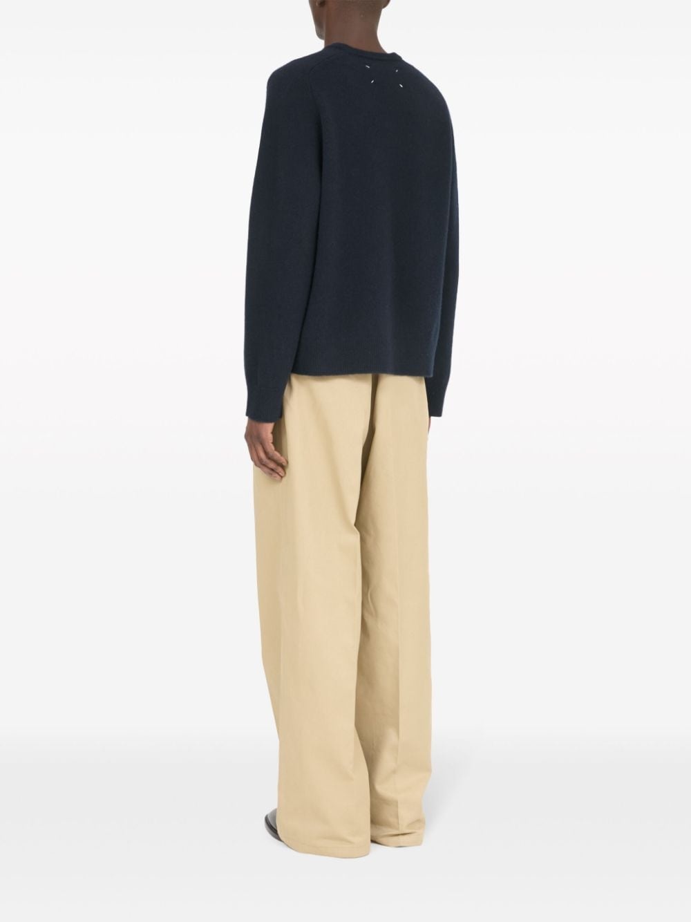 four-stitch wool jumper - 5