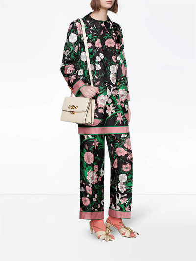 GUCCI sleeveless floral tunic top outlook