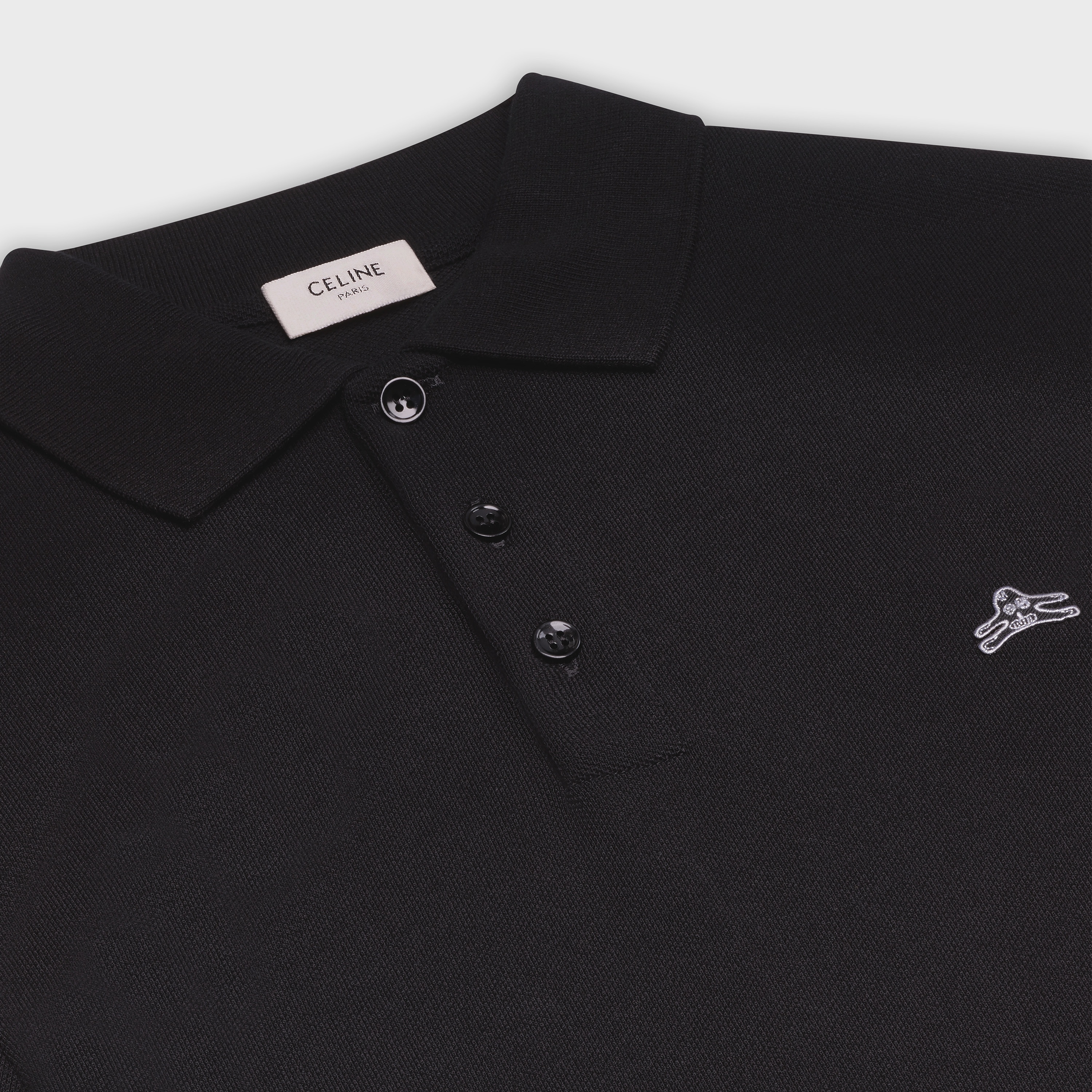 EMBROIDERED POLO PIQUÉ IN COTTON WITH ANDRÉ BUTZER COLLABORATION - 3