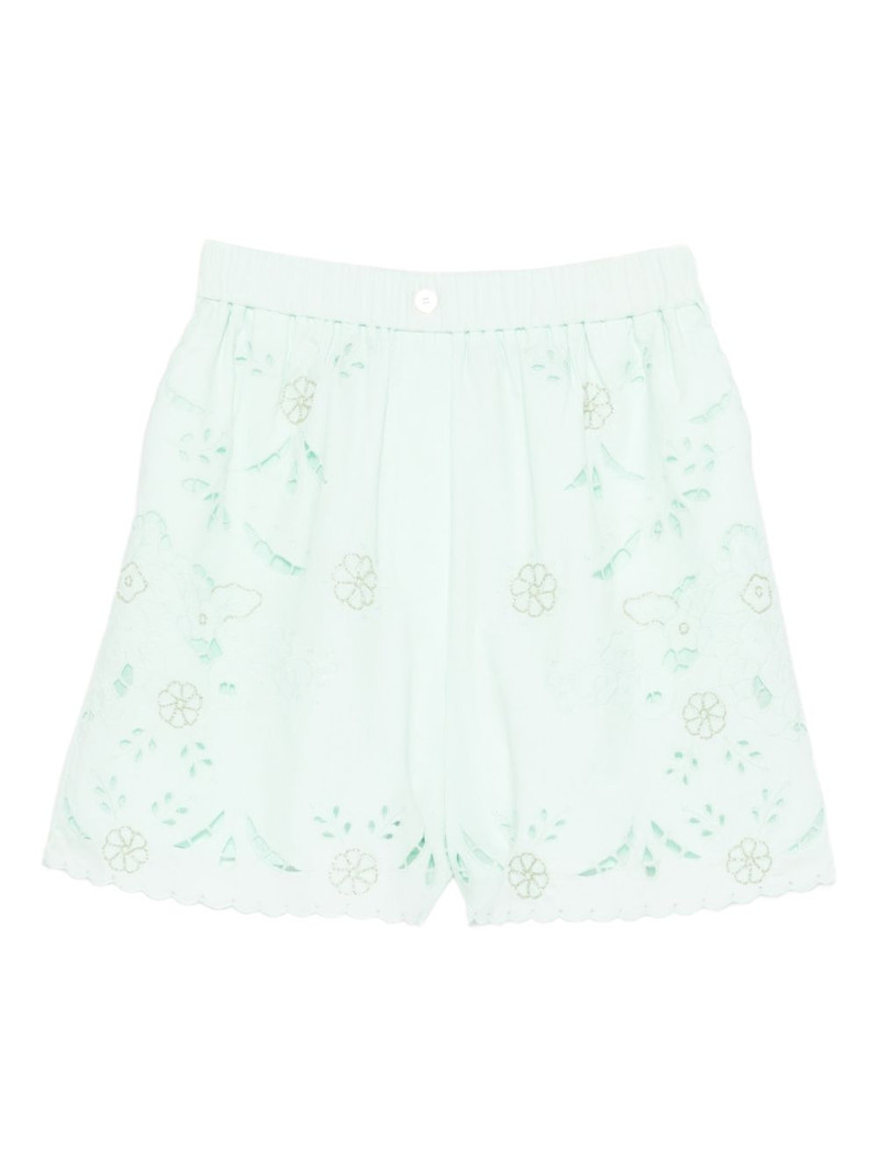 floral embroidery trousers 1