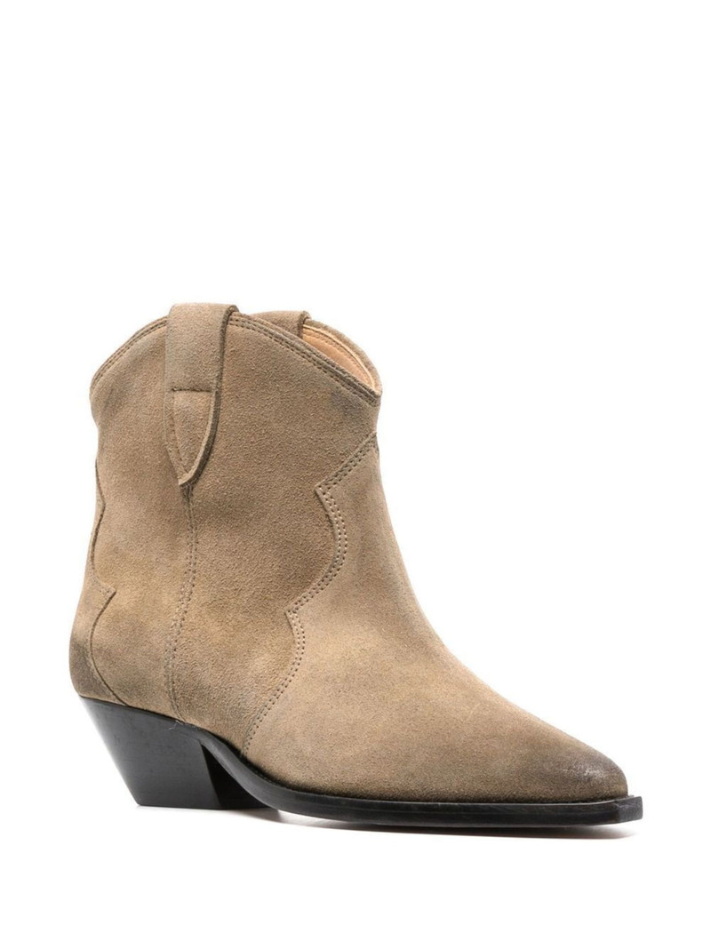 Isabel Marant suede 45mm ankle boots outlook