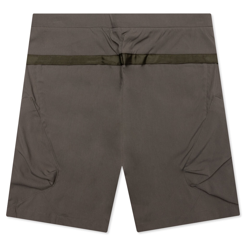 NYLON STRETCH BDU SHORT PANT - GREY - 2