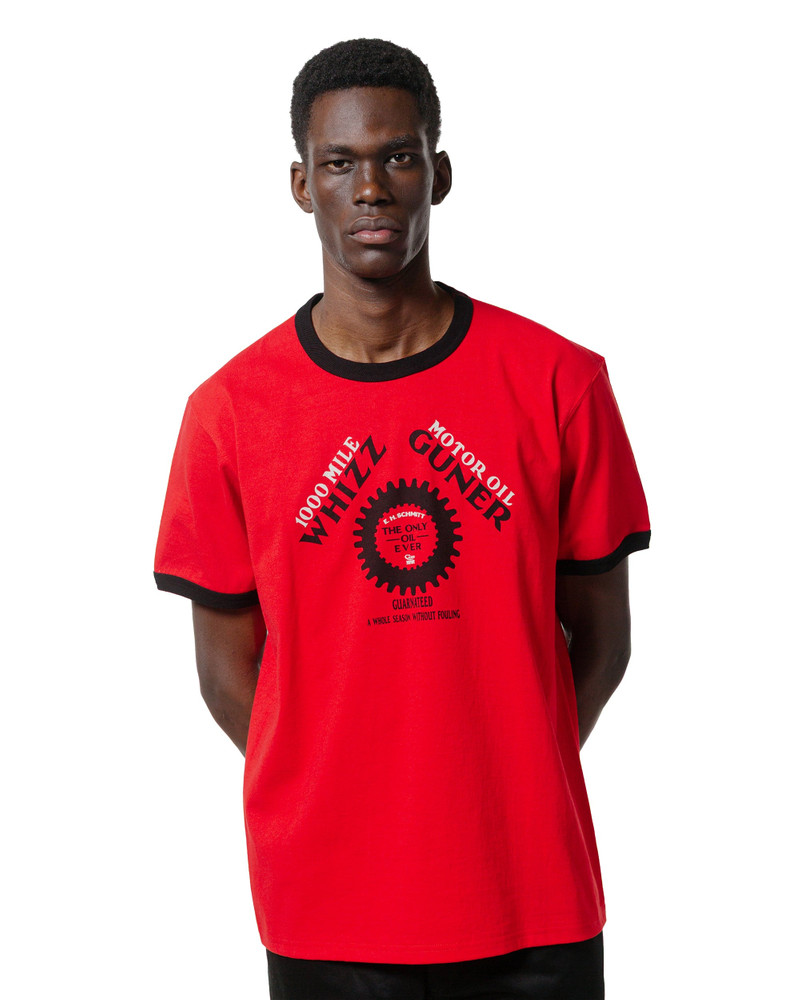 The Real McCoys MC25016 Joe McCoy Tee / Whiz Gunner Red/Black outlook
