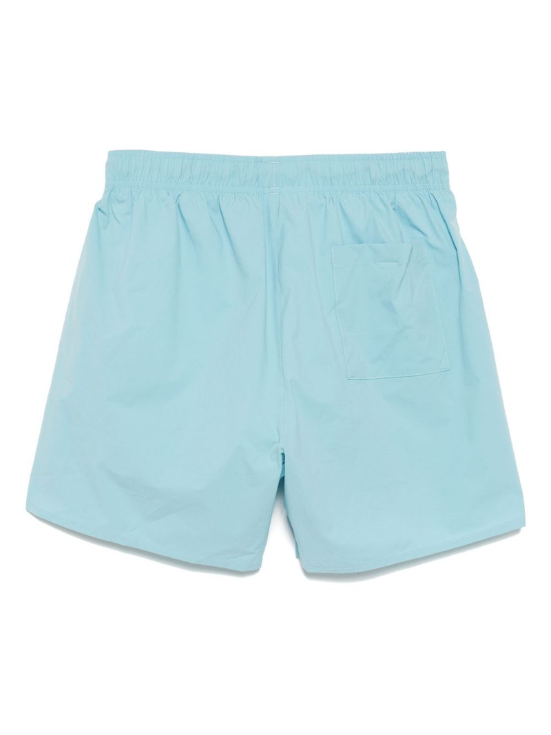 BOSS striped logo swim shorts outlook
