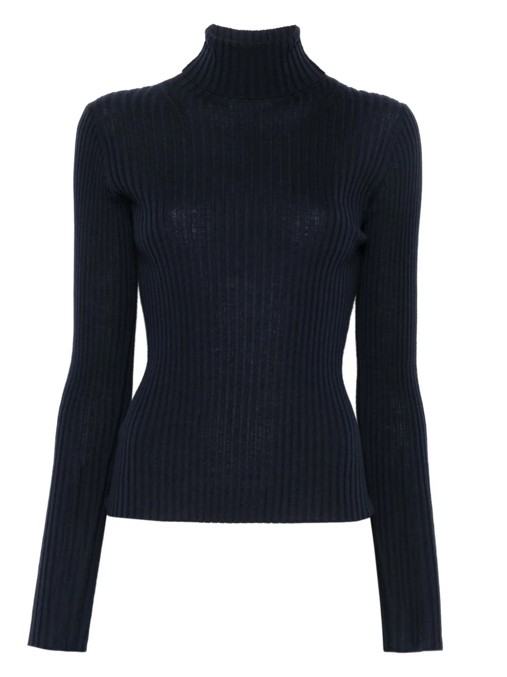 ribbed high-neck sweater - 1
