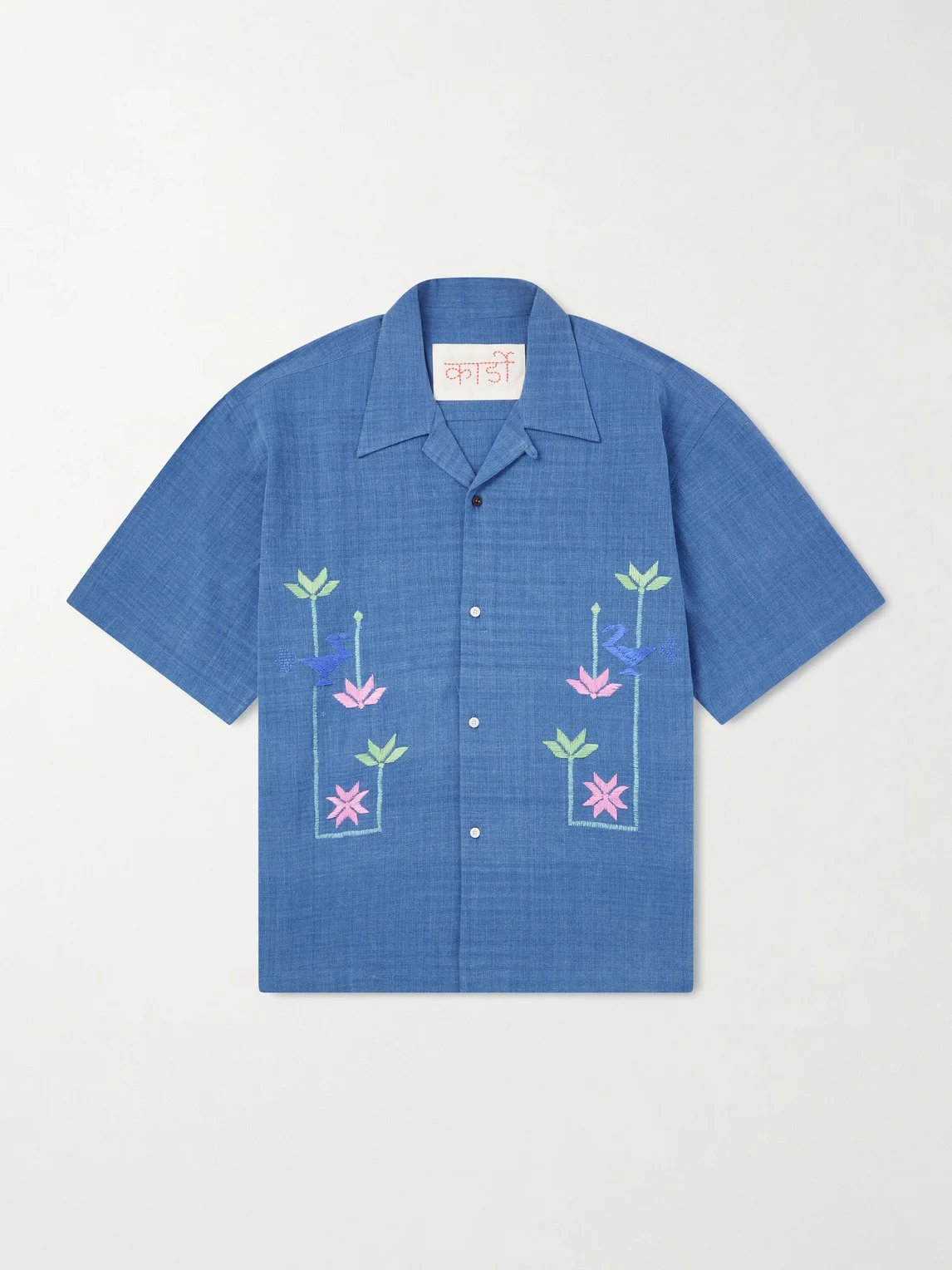 Rohit Embroidered Cotton Shirt - 1