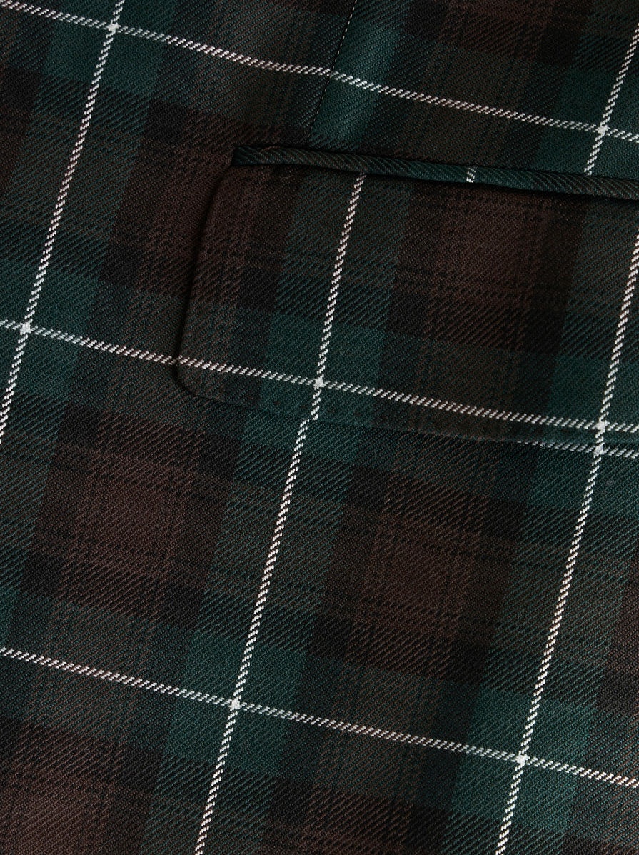 TWO-BUTTON TARTAN JACKET - 6