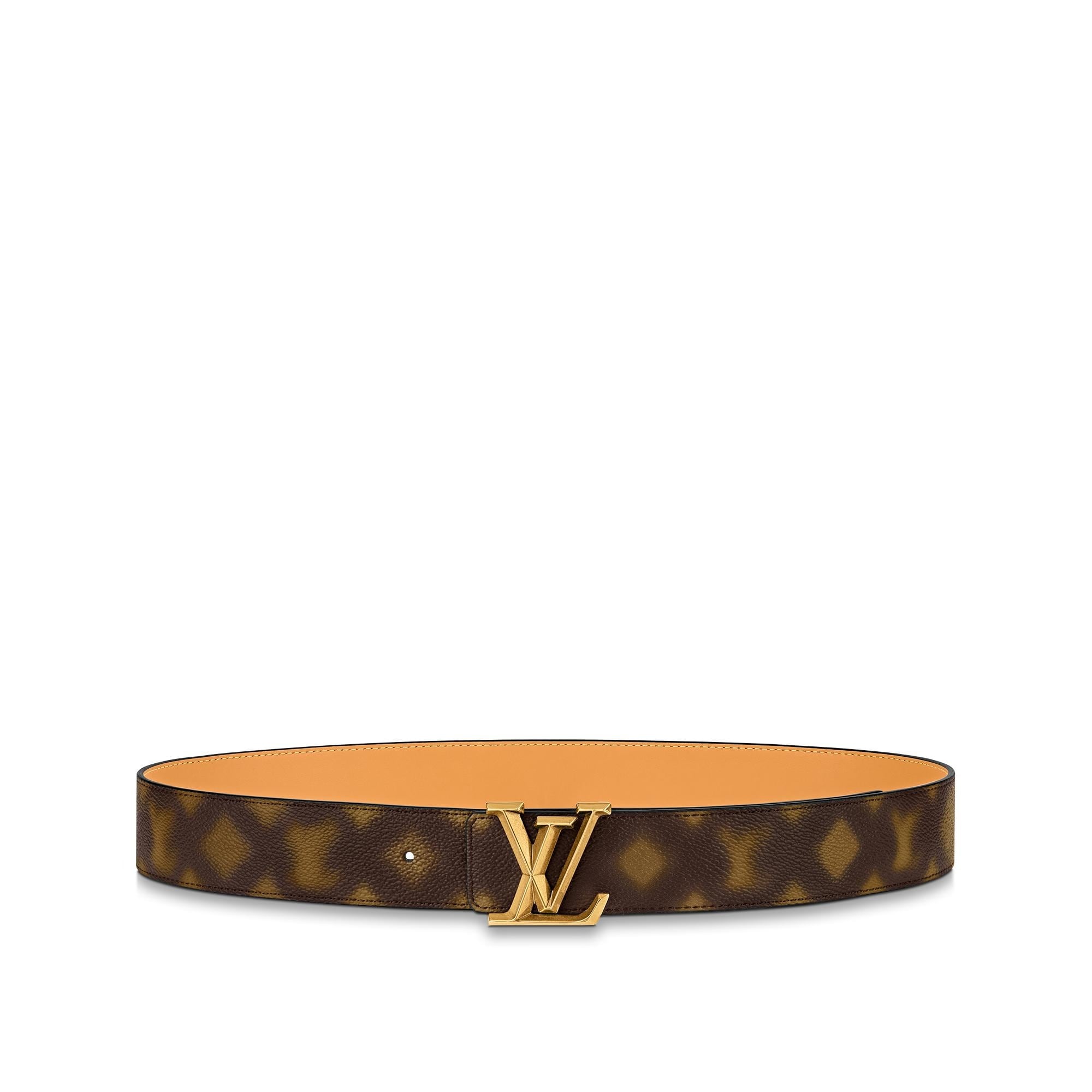 LV Pyramide This Is Not MNG 40MM Reversible Belt - 1