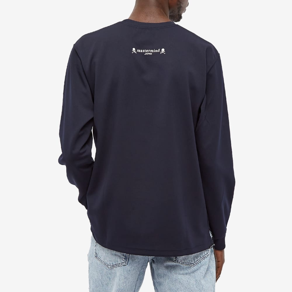 MASTERMIND JAPAN Long Sleeve Skull Pocket Tee - 4