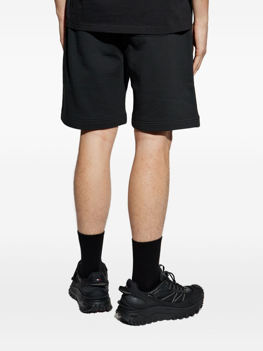 embroidered-logo track shorts - 4
