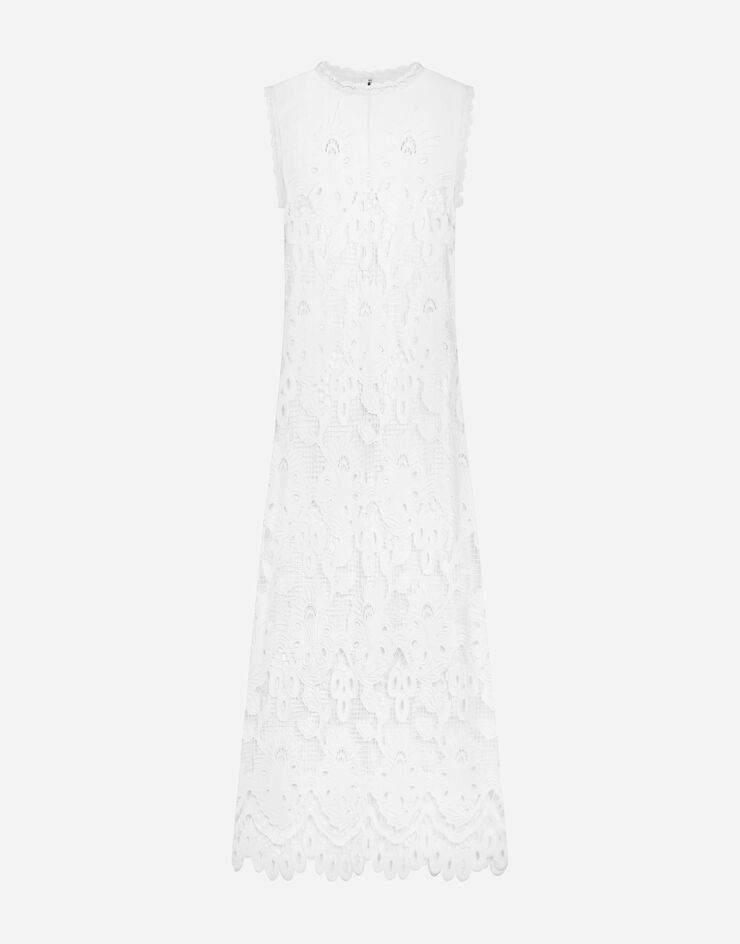 Long dress with openwork embellishment - 3