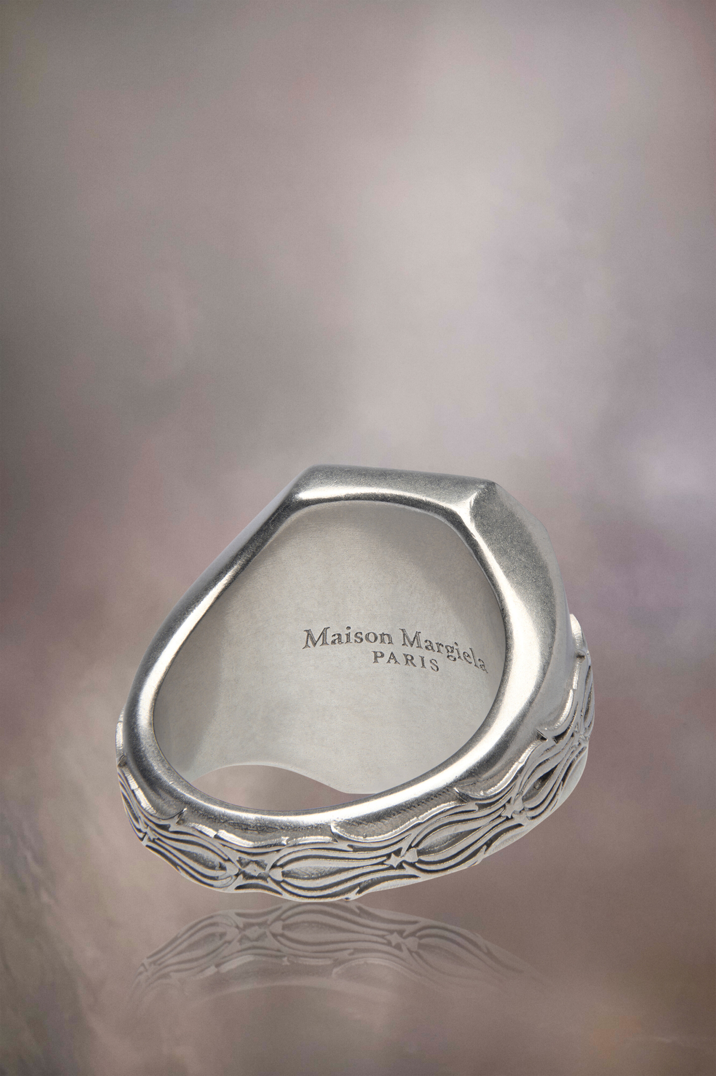 Enamel signet ring - 3