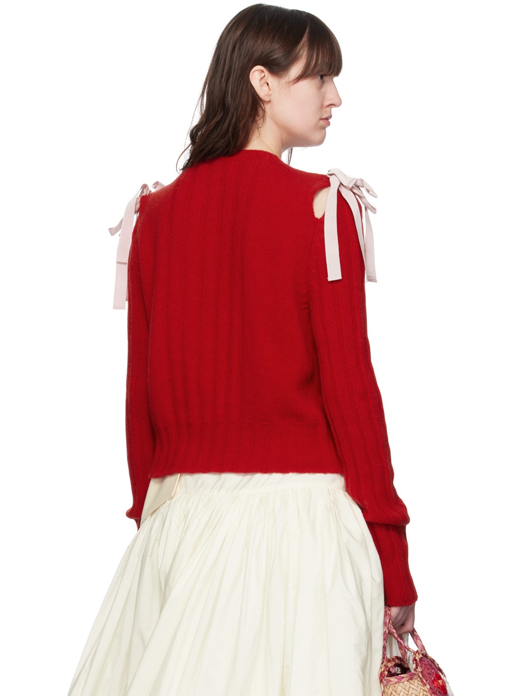 Red Ribbon Cardigan - 3