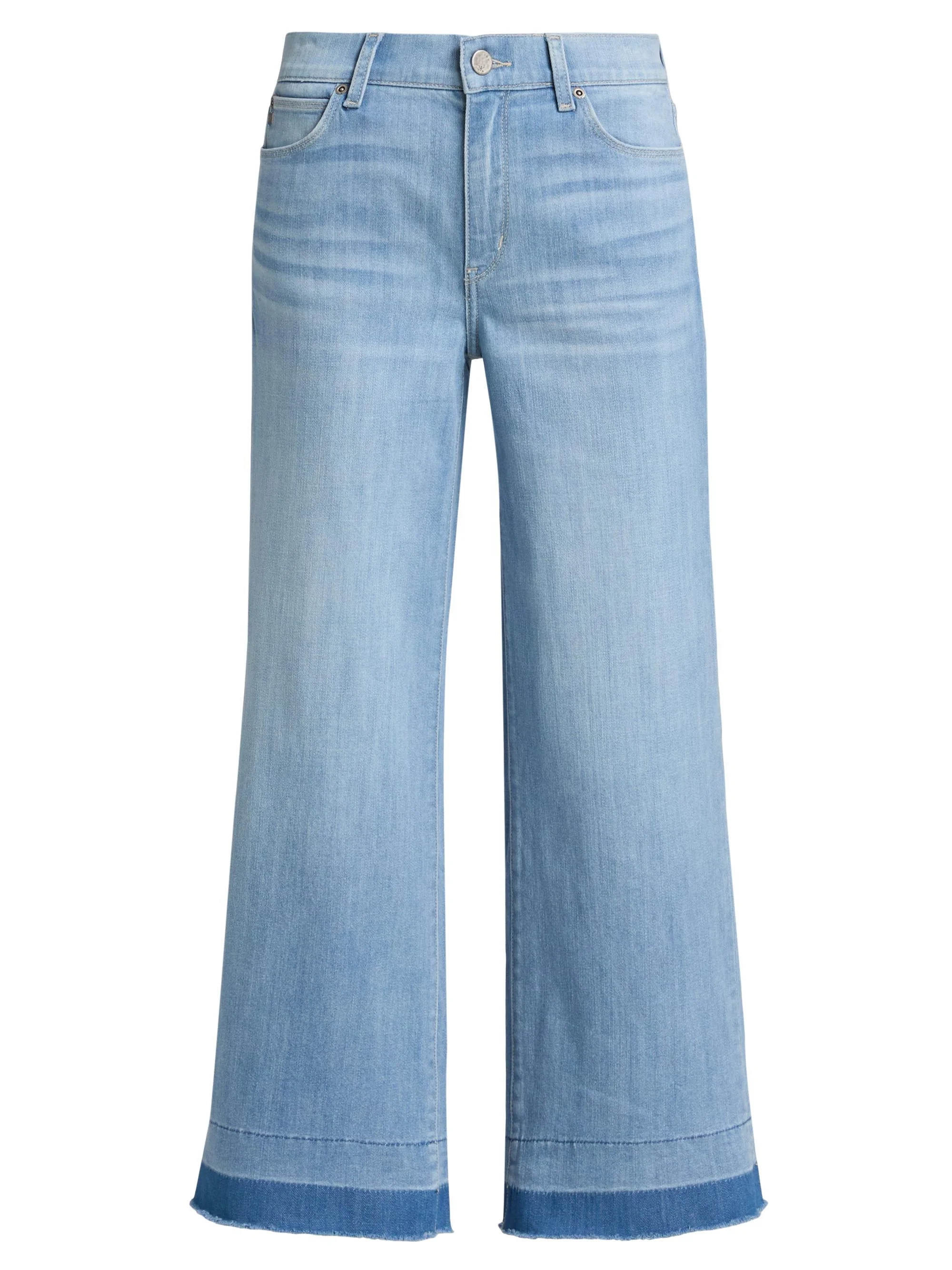 Women's Rafaella Stretch-Denim High-Rise Crop Jeans - Light Indigo - 1