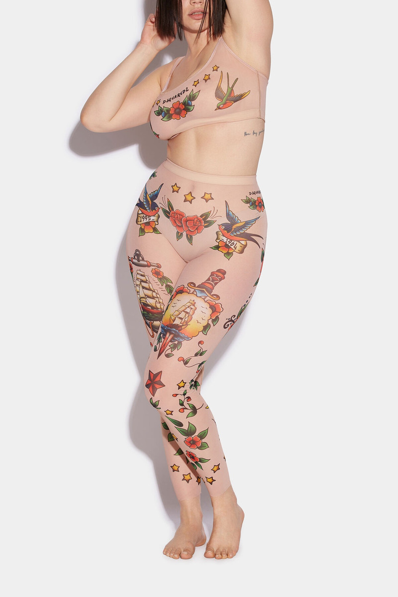 HONEY TATTOO LEGGINGS 1